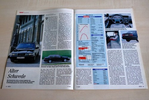 Mot 1997 volvo 3 0 - s, 3.0