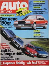 Auto Zeitung 24/87 Test Audi