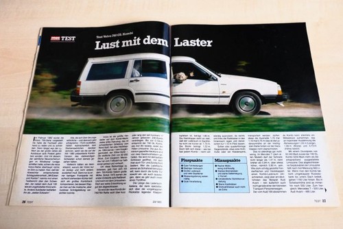 Mot 1985 volvo 740 kombi - volvo, gl