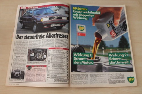 Auto bild 1986 - auto, volvo