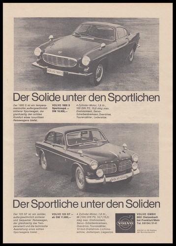 Volvo automobile 1800 - volvo, +
